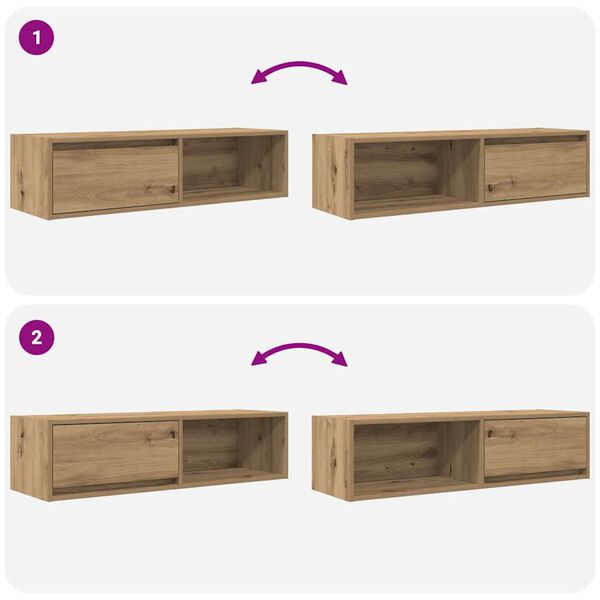 vidaXL Έπιπλο Τηλεόρασης 100x31x25,5 εκ. Επεξεργασμένο Ξύλο