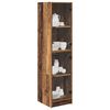 vidaXL Highboard &Pi;&alpha;&lambda;&iota;ό &Xi;ύ&lambda;&omicron; 35 x 37 x 142 &epsilon;&kappa; &Epsilon;&pi;&epsilon;&xi;&epsilon;&rho;&gamma;&alpha;&sigma;&mu;έ&nu;&omicron; &xi;ύ&lambda;&omicron;