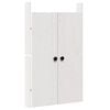 vidaXL &Pi;ό&rho;&tau;&alpha; &kappa;&omicron;&upsilon;&zeta;ί&nu;&alpha;&sigmaf; MEPPEL &Lambda;&epsilon;&upsilon;&kappa;ό 50 x 9 x 82 &epsilon;&kappa; &Mu;&alpha;&sigma;ί&phi; &xi;ύ&lambda;&omicron; &pi;&epsilon;ύ&kappa;&omicron;&upsilon;