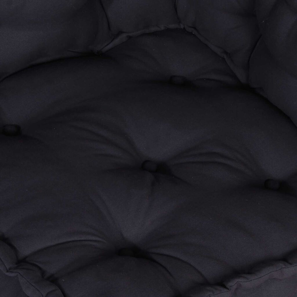 vidaXL Modular Pouffes - Σετ 2 σε Υφασμάτινη Ανθρακί