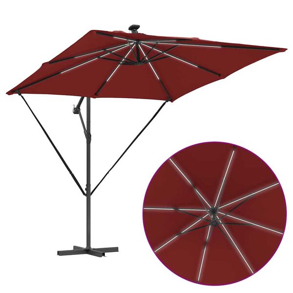 vidaXL Ομπρέλα Cantilever Banana Τερακότα 249 x 249 x 250 εκ.