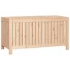 vidaXL Μπαούλο Αποθήκευσης Κήπου 121x55x64 εκ από Μασίφ Ξύλο Πεύκου