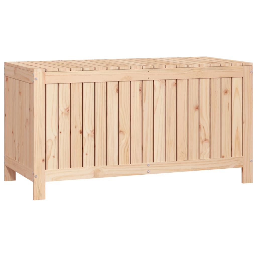 vidaXL Μπαούλο Αποθήκευσης Κήπου 121x55x64 εκ από Μασίφ Ξύλο Πεύκου