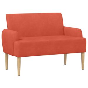 vidaXL Love seat &mu;&epsilon; &kappa;&omicron;&upsilon;&mu;&pi;&iota;ά &Kappa;ό&kappa;&kappa;&iota;&nu;&omicron; &Pi;&omicron;&rho;&tau;&omicron;&kappa;&alpha;&lambda;ί 116 x 67 x 81 &epsilon;&kappa;
