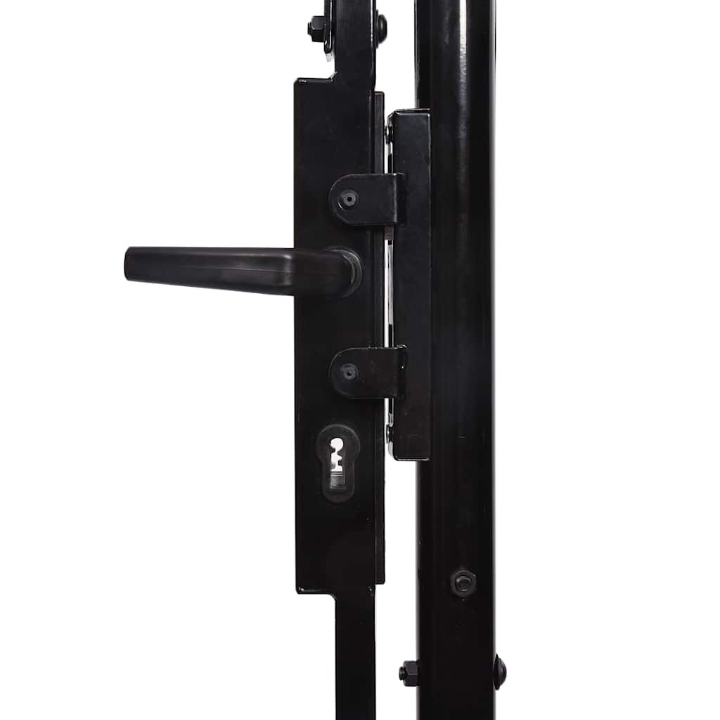 vidaXL Πόρτα Περίφραξης Διπλή με Λόγχες 400 x 225 εκ.