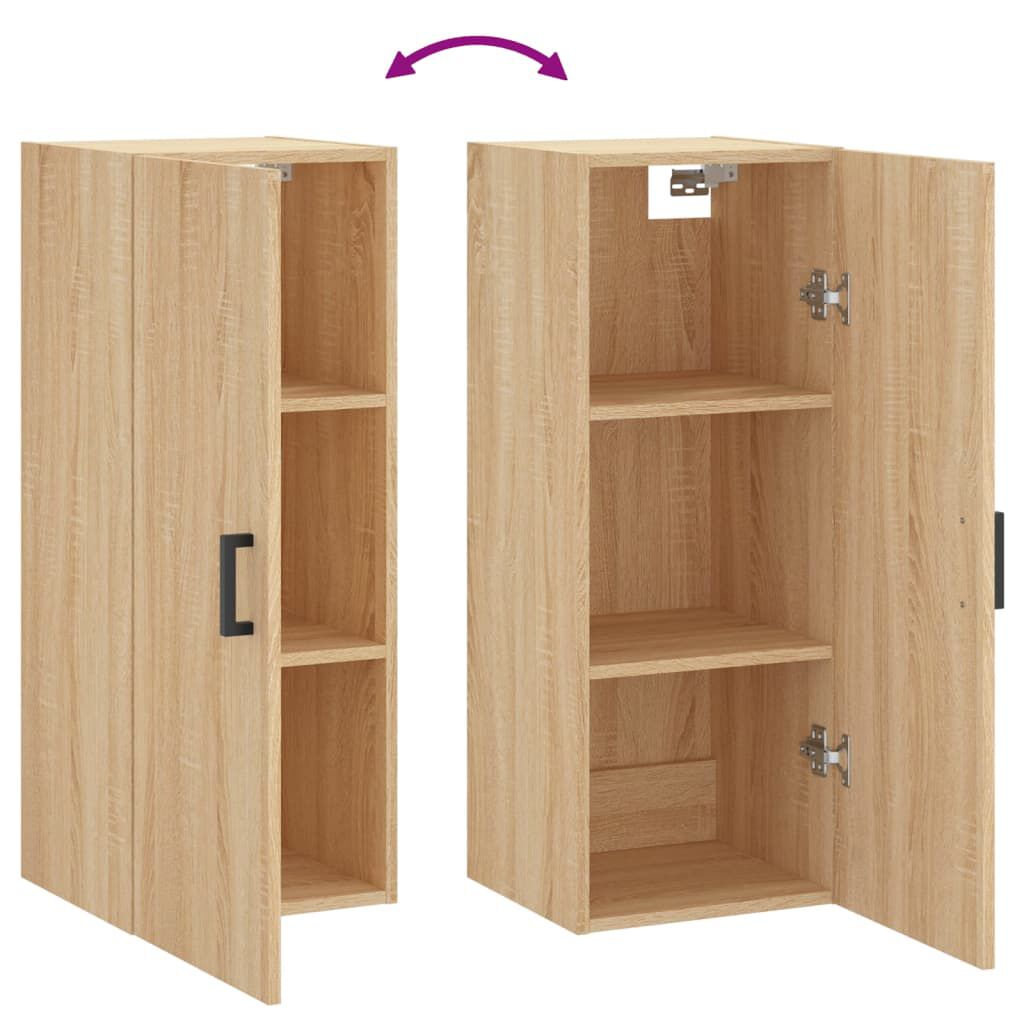 vidaXL Ντουλάπι Τοίχου Sonoma Δρυς 34,5 x 34 x 90 εκ.