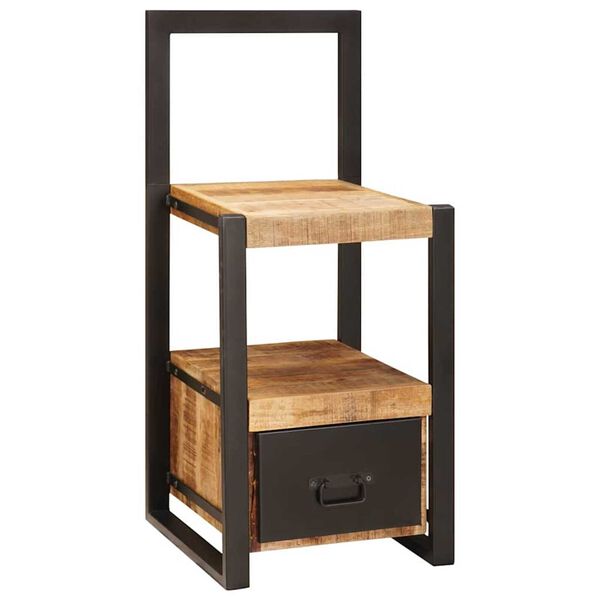 vidaXL Βάση Ρούχων με συρτάρι Καφέ 40 x 40 x 90 cm Μασίφ ξύλο μάνγκο