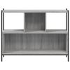 vidaXL Βιβλιοθήκη Γκρι Sonoma 102x28x77,5 εκ. από Επεξεργασμένο Ξύλο