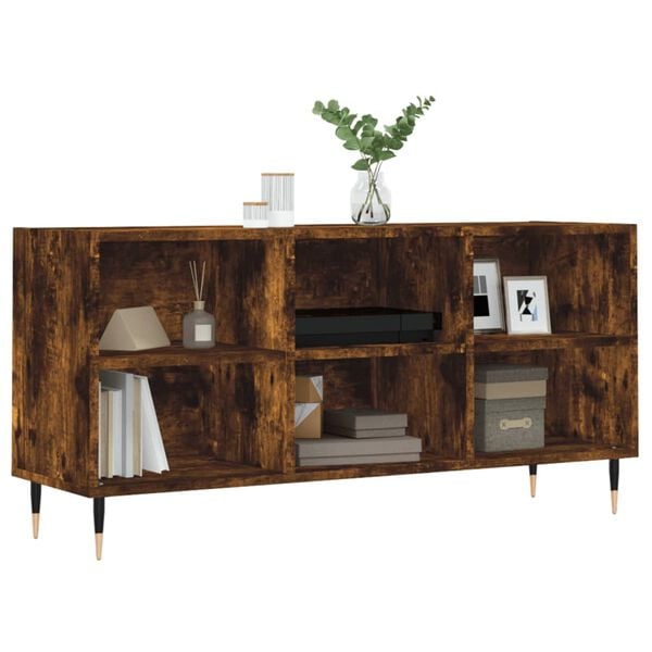 vidaXL Έπιπλο Τηλεόρασης Καπνιστή Δρυς 103,5x30x50 Επεξεργασμένο Ξύλο