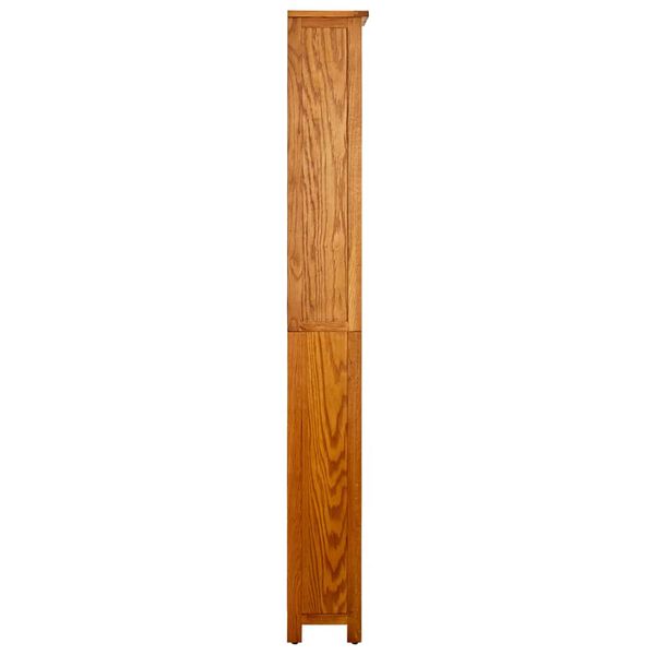 vidaXL Βιβλιοθήκη με 6 Επίπεδα 52x22x180 εκ. από Μασίφ Ξύλο Δρυός