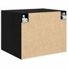 vidaXL Ντουλάπα Τοίχου Επιτοίχιο Μαύρη δρυς 50 x 42.5 x 40 εκ.