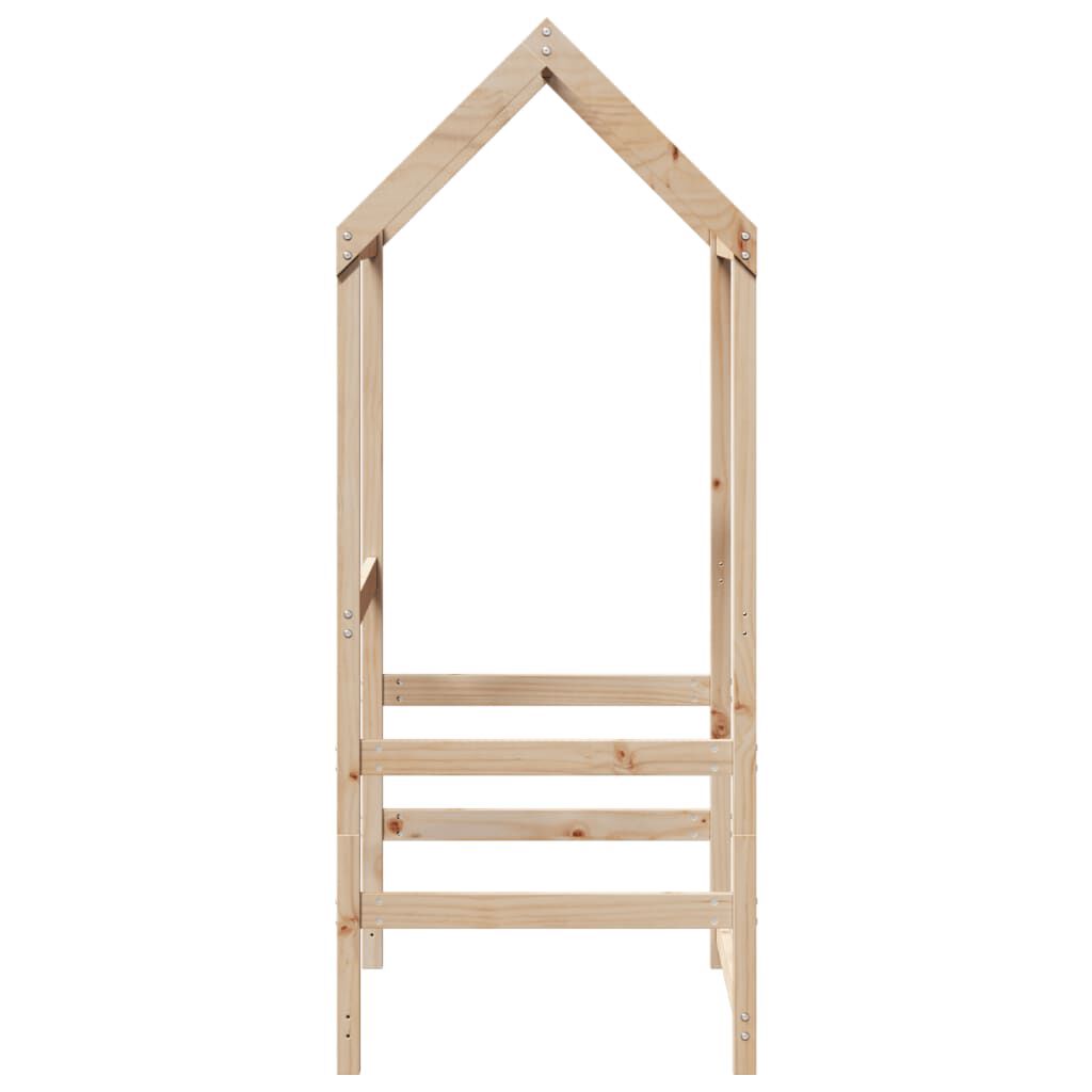 vidaXL Οροφή Κρεβατιού Παιδική 98x70x176,5 εκ. Μασίφ Ξύλο Πεύκου
