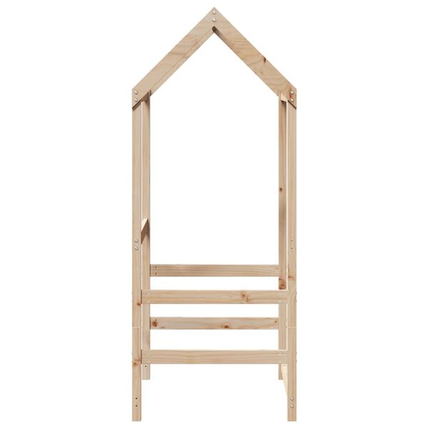 vidaXL Οροφή Κρεβατιού Παιδική 98x70x176,5 εκ. Μασίφ Ξύλο Πεύκου