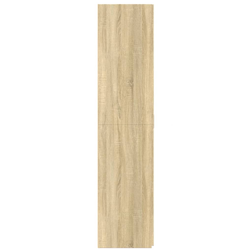 vidaXL Ντουλάπι Sonoma Δρυς 80x42,5x185 εκ. από Επεξεργασμένο Ξύλο