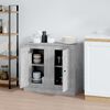 vidaXL Ντουλάπια 2 τεμ. Γκρι Σκυροδέματος 37,5x35,5x67,5 εκ. Επ. Ξύλο