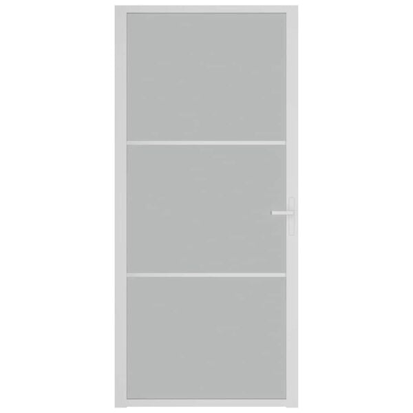 vidaXL &Epsilon;&sigma;&omega;&tau;&epsilon;&rho;&iota;&kappa;ή &Pi;ό&rho;&tau;&alpha; 93x201,5 &epsilon;&kappa;. &Lambda;&epsilon;&upsilon;&kappa;ό &Mu;&alpha;&tau; &Gamma;&upsilon;&alpha;&lambda;ί &kappa;&alpha;&iota; &Alpha;&lambda;&omicron;&upsilon;&mu;ί&nu;&iota;&omicron;