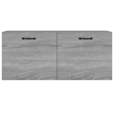 vidaXL Ντουλάπι Τοίχου Γκρι Sonoma 80x35x36,5 εκ. Επεξεργασμένο Ξύλο