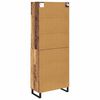 vidaXL Highboard &Pi;&alpha;&lambda;&iota;ό &xi;ύ&lambda;&omicron; 69,5 x 34 x 180 &epsilon;&kappa;. &Epsilon;&pi;&epsilon;&xi;&epsilon;&rho;&gamma;&alpha;&sigma;&mu;έ&nu;&omicron; &xi;ύ&lambda;&omicron;