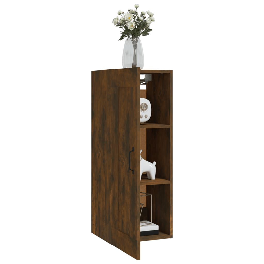 vidaXL Ντουλάπι Κρεμαστό Καπνιστή δρυς35x34x90εκ. Επεξεργασμένο Ξύλο