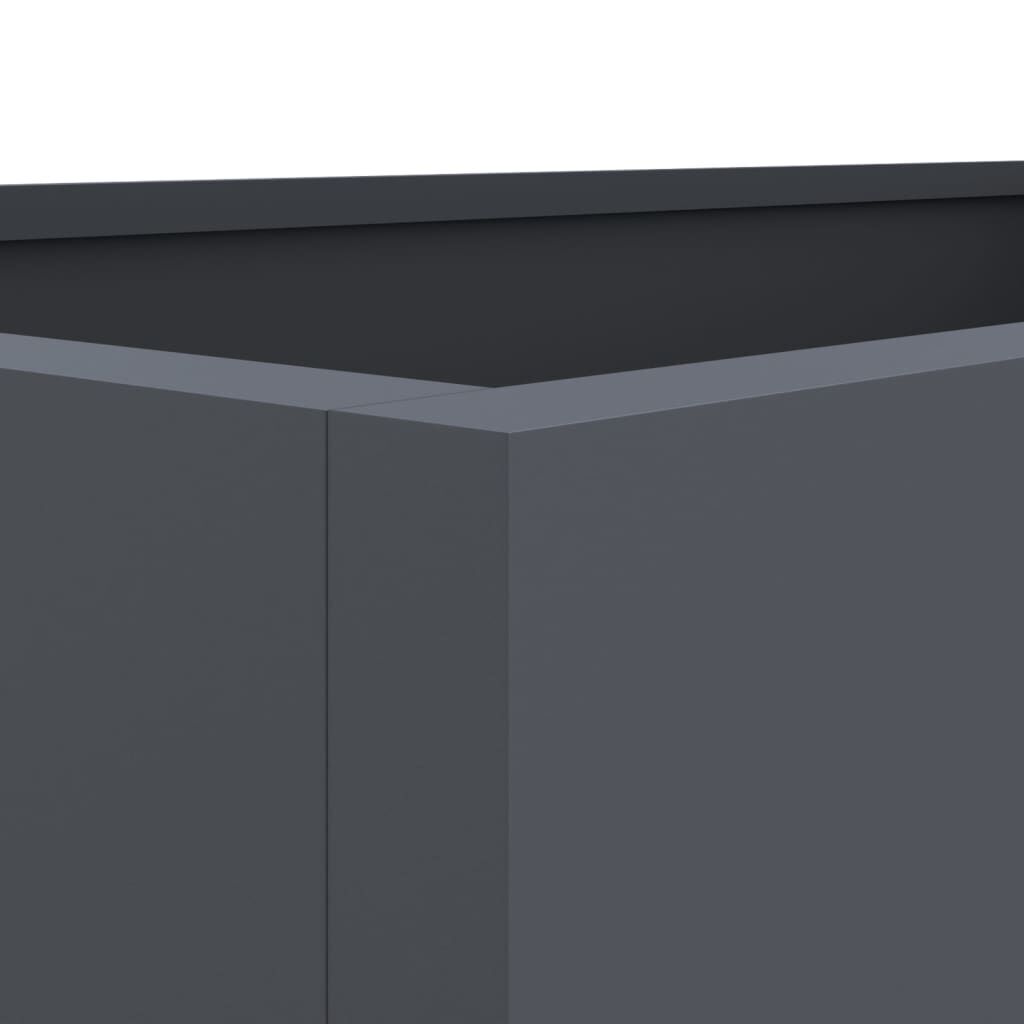 vidaXL Ζαρντινιέρα Ανθρακί 62x47x46 εκ. από Χάλυβα