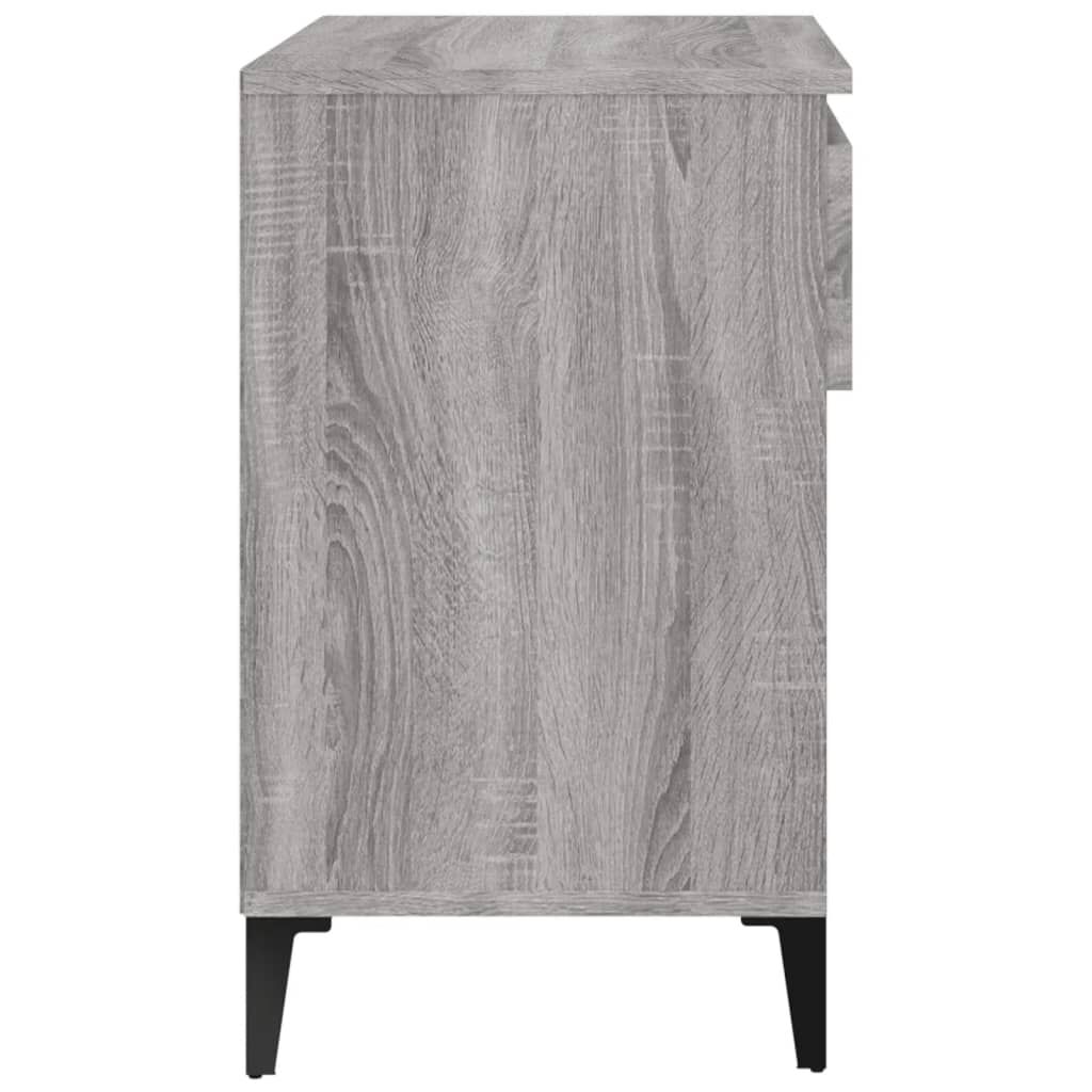 vidaXL Παπουτσοθήκη Γκρι Sonoma 70x36x60 εκ. από Επεξεργασμένο Ξύλο