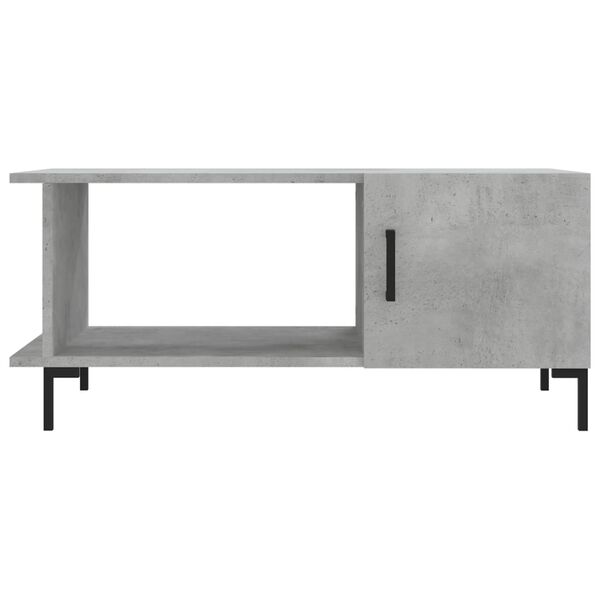 vidaXL Τραπεζάκι Σαλονιού Γκρι Σκυρ. 90x50x40 εκ. Επεξεργασμένο Ξύλο