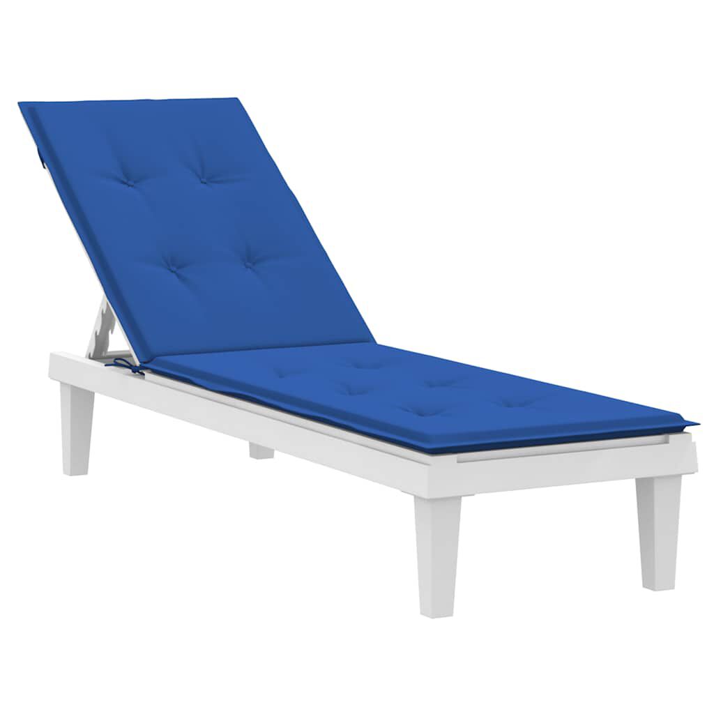 vidaXL Μαξιλάρι Σεζλόνγκ Μπλε Ρουά (75+105) x 50 x 4 εκ.