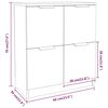 vidaXL Ντουλάπι Μαύρο 60 x 30 x 70 εκ. από Επεξεργασμένο Ξύλο