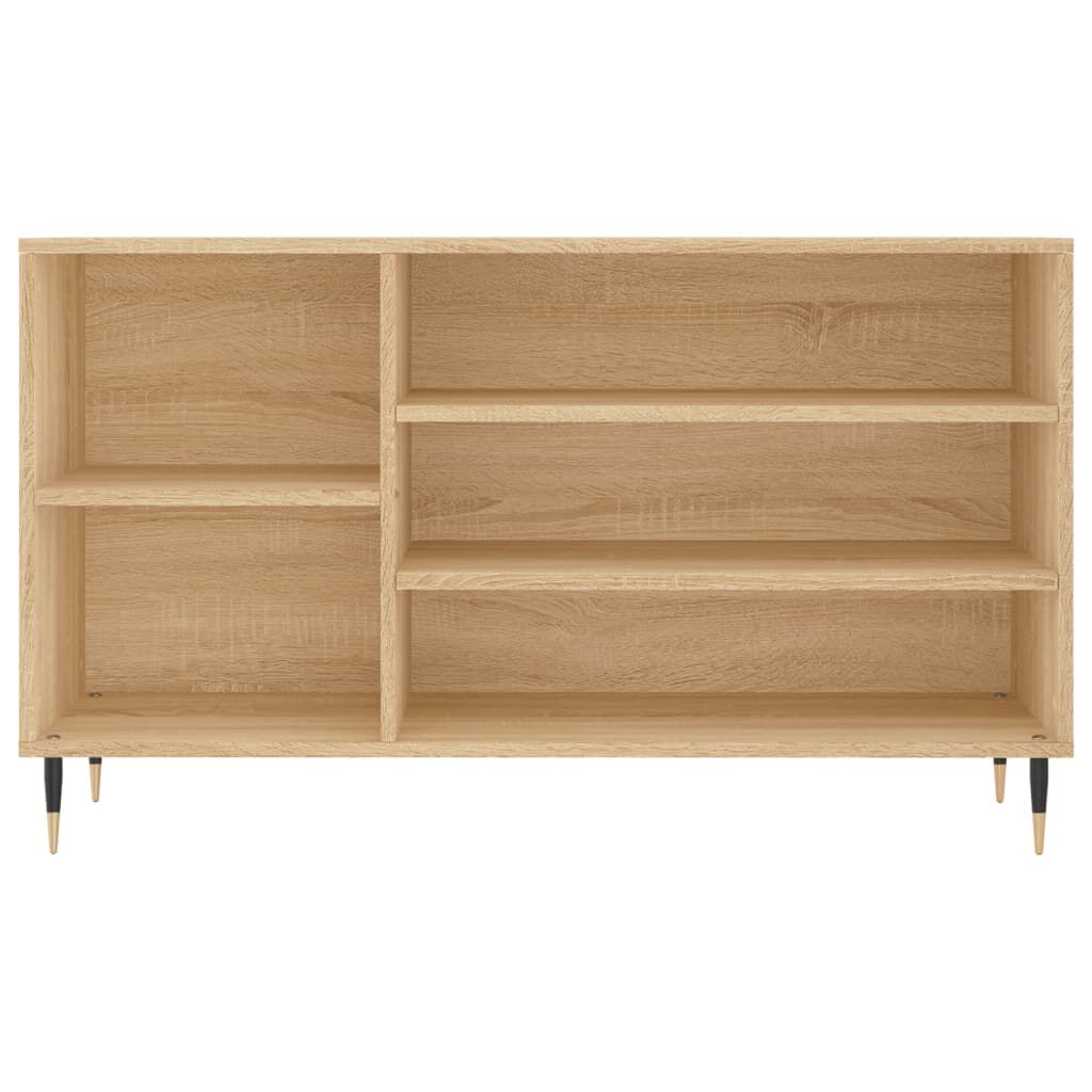vidaXL Παπουτσοθήκη Sonoma Δρυς 102x36x60 εκ. από Επεξεργασμένο Ξύλο
