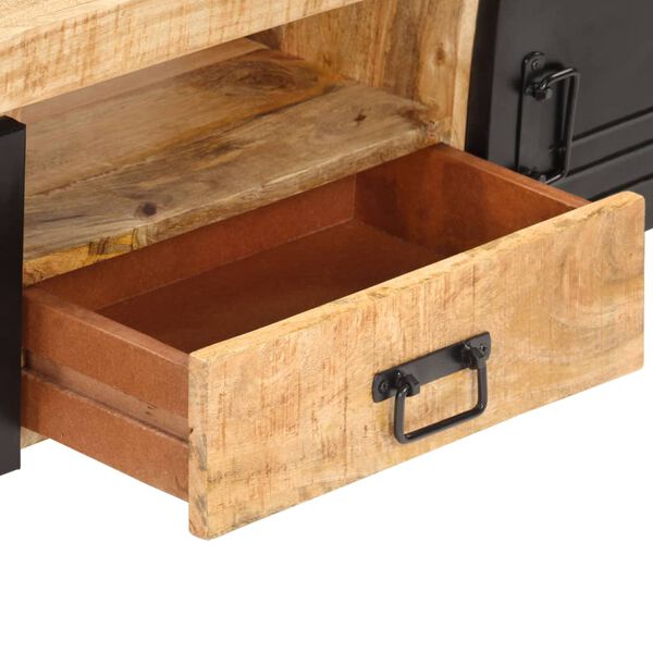 vidaXL Έπιπλο Τηλεόρασης 140 x 30 x 40 εκ. από Ακατέργαστο Ξύλο Μάνγκο