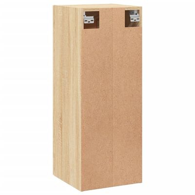 vidaXL Ντουλάπι Τοίχου Sonoma Δρυς 34,5 x 34 x 90 εκ. Επεξεργ. Ξύλο