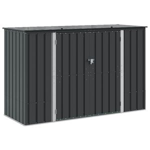 vidaXL &Kappa;&omicron;&upsilon;&tau;ί &alpha;&pi;&omicron;&theta;ή&kappa;&epsilon;&upsilon;&sigma;&eta;&sigmaf; &kappa;ή&pi;&omicron;&upsilon; &Mu;&alpha;ύ&rho;&omicron; 214 x 82 x 132 &epsilon;&kappa; &Alpha;&tau;&sigma;ά&lambda;&iota;