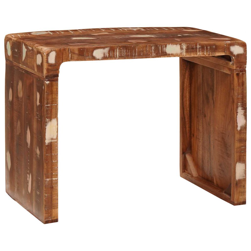 vidaXL End Table 60 x 35 x 46 εκ Στερεό ανακτημένο ξύλο