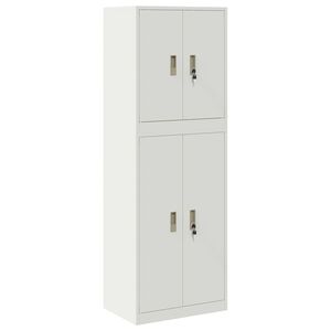 vidaXL &Nu;&tau;&omicron;&upsilon;&lambda;ά&pi;&iota; &alpha;&pi;&omicron;&theta;ή&kappa;&epsilon;&upsilon;&sigma;&eta;&sigmaf; 2 &tau;&mu;&chi;. &Lambda;&epsilon;&upsilon;&kappa;ό 60 x 40 x 175 &epsilon;&kappa; &Alpha;&tau;&sigma;ά&lambda;&iota;