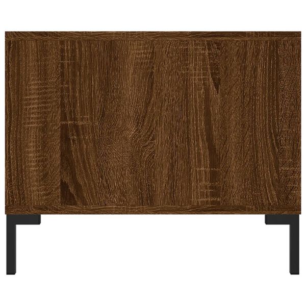 vidaXL Τραπεζάκι Σαλονιού Καφέ Δρυς 102x50x40 εκ. Επεξεργασμένο Ξύλο