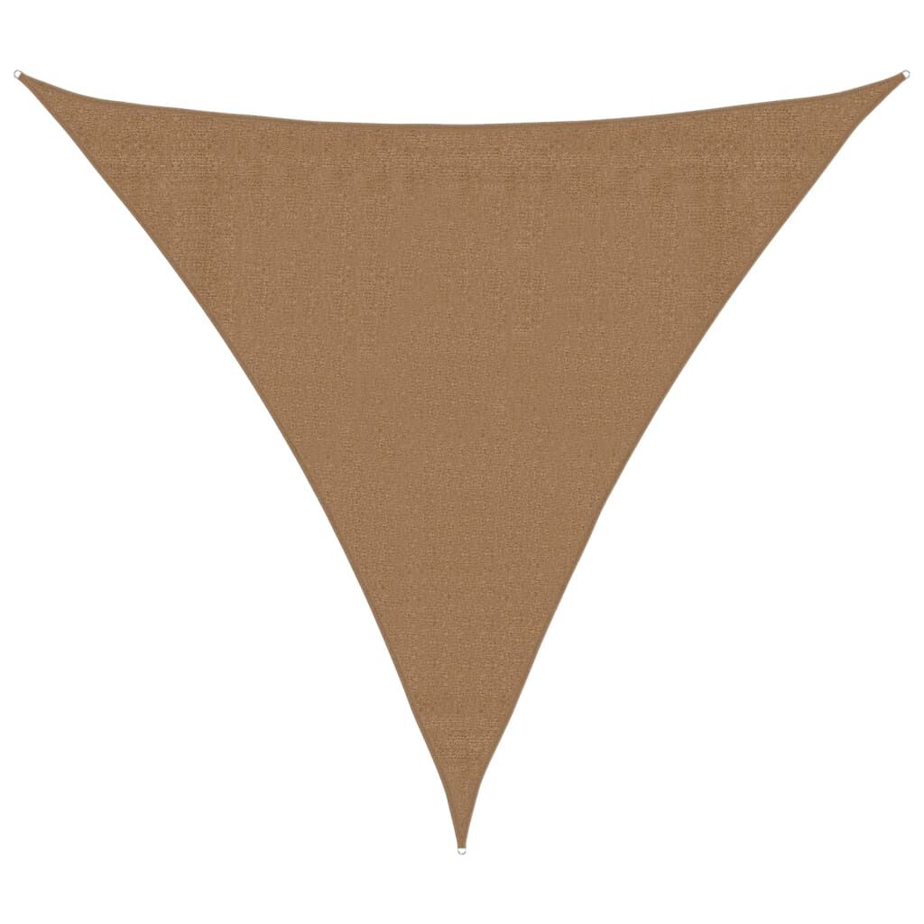 vidaXL Πανί Σκίασης Taupe 3 x 3 x 3 μ. από HDPE 160 γρ/μ²