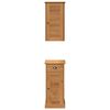 vidaXL Σετ Επίπλων Μπάνιου με ράφι VIGO 2 pcs Καφέ και Καραμέλα καφέ