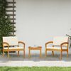vidaXL Σετ μπιστρό Καφέ 45 x 45 x 38 εκ. Μασίφ ξύλο ακακίας