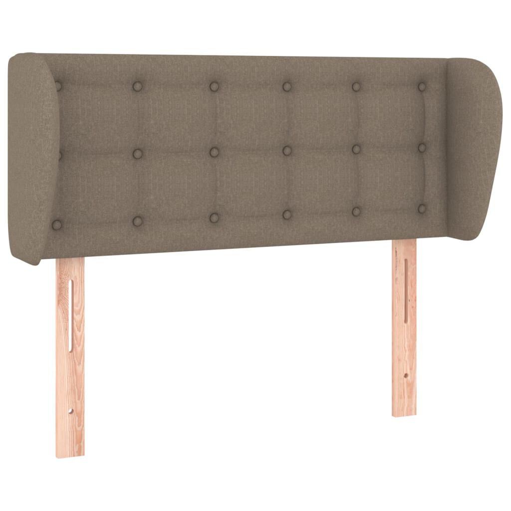 vidaXL Κεφαλάρι με Πτερύγια Taupe 83 x 23 x 78/88 εκ. Υφασμάτινο