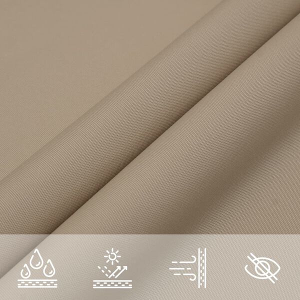 vidaXL Πανί Σκίασης Ορθογώνιο Taupe 3,5 x 4,5 μ. από Ύφασμα Oxford