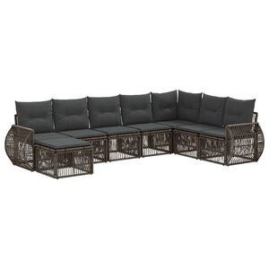 vidaXL &Sigma;&epsilon;&tau; &Kappa;&alpha;&nu;&alpha;&pi;έ &Kappa;ή&pi;&omicron;&upsilon; 8 pcs &Gamma;&kappa;&rho;&iota; &kappa;&alpha;&iota; &Sigma;&kappa;&omicron;ύ&rho;&omicron; &Gamma;&kappa;&rho;&iota; &sigma;&upsilon;&nu;&theta;&epsilon;&tau;&iota;&kappa;ό &rho;&alpha;&tau;ά&nu;