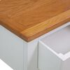 vidaXL Τραπέζι Κονσόλα 83 x 30 x 73 εκ. από Μασίφ Ξύλο Δρυός