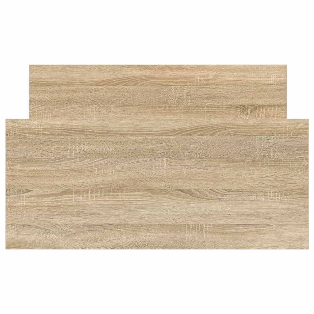 vidaXL Πλαίσιο Κρεβ. Χωρ. Στρώμα Sonoma Δρυς 90 x 190 εκ. Επεξ. Ξύλο