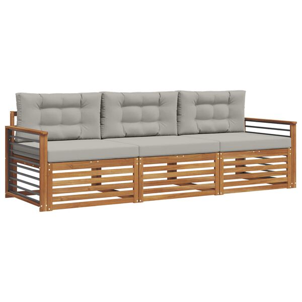 vidaXL &Sigma;&epsilon;&iota;&rho;ά &Kappa;&alpha;&nu;&alpha;&pi;έ &Epsilon;&xi;&omega;&tau;&epsilon;&rho;&iota;&kappa;&omicron;ύ 3 pcs &Phi;&upsilon;&sigma;&iota;&kappa;ό &kappa;&alpha;&iota; &Alpha;&nu;&omicron;&iota;&chi;&tau;ό &Gamma;&kappa;&rho;&iota;