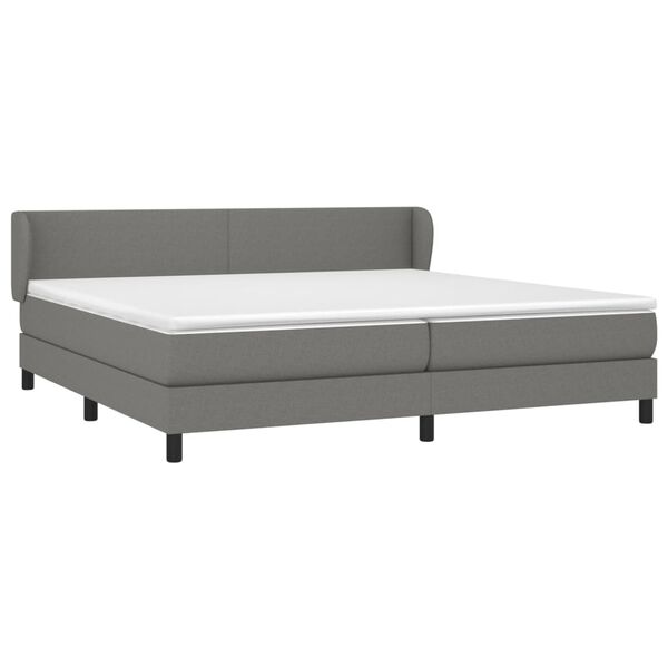 vidaXL &Kappa;&rho;&epsilon;&beta;ά&tau;&iota; Boxspring &mu;&epsilon; &Sigma;&tau;&rho;ώ&mu;&alpha; &Sigma;&kappa;&omicron;ύ&rho;&omicron; &Gamma;&kappa;&rho;&iota; 200x200 &epsilon;&kappa;. &Upsilon;&phi;&alpha;&sigma;&mu;ά&tau;&iota;&nu;&omicron;