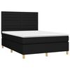 vidaXL &Kappa;&rho;&epsilon;&beta;ά&tau;&iota; Boxspring &mu;&epsilon; &Sigma;&tau;&rho;ώ&mu;&alpha; &Mu;&alpha;ύ&rho;&omicron; 140x190 &epsilon;&kappa;. &Upsilon;&phi;&alpha;&sigma;&mu;ά&tau;&iota;&nu;&omicron;