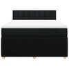 vidaXL &Kappa;&rho;&epsilon;&beta;ά&tau;&iota; Boxspring &mu;&epsilon; &Sigma;&tau;&rho;ώ&mu;&alpha; &Mu;&alpha;ύ&rho;&omicron; 140x200 &epsilon;&kappa;. &Upsilon;&phi;&alpha;&sigma;&mu;ά&tau;&iota;&nu;&omicron;