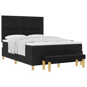 vidaXL &Kappa;&rho;&epsilon;&beta;ά&tau;&iota; &mu;&epsilon; &epsilon;&lambda;&alpha;&tau;ή&rho;&iota;&alpha; &mu;&epsilon; &sigma;&tau;&rho;ώ&mu;&alpha; &Mu;&alpha;ύ&rho;&omicron; 160 x 200 cm ύ&phi;&alpha;&sigma;&mu;&alpha;