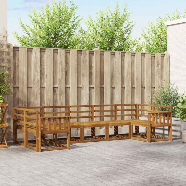 vidaXL &Sigma;&epsilon;&iota;&rho;ά &Kappa;&alpha;&nu;&alpha;&pi;έ &Epsilon;&xi;&omega;&tau;&epsilon;&rho;&iota;&kappa;&omicron;ύ 7 pcs &Phi;&upsilon;&sigma;&iota;&kappa;ό &Sigma;&tau;&epsilon;&rho;&epsilon;ό &Xi;ύ&lambda;&omicron; &Alpha;&kappa;&alpha;&kappa;ί&alpha;&sigmaf;