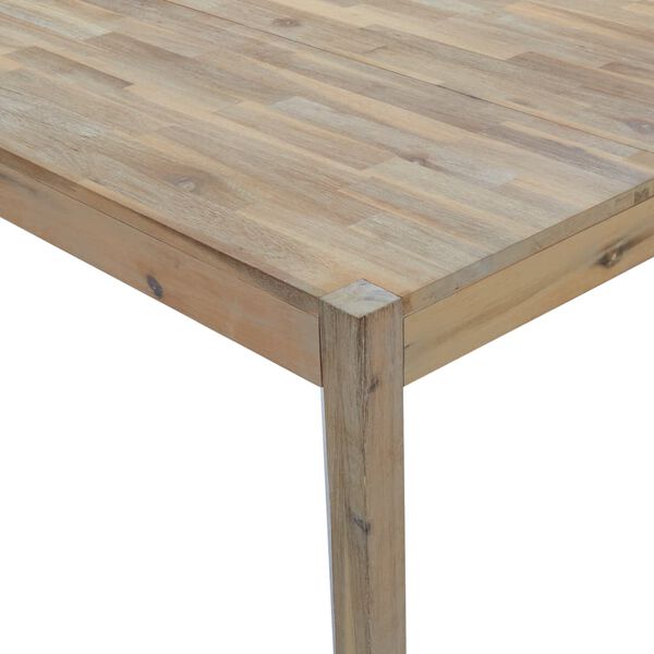 vidaXL Τραπεζαρία 110 x 70 x 75 εκ. από Μασίφ Ξύλο Ακακίας